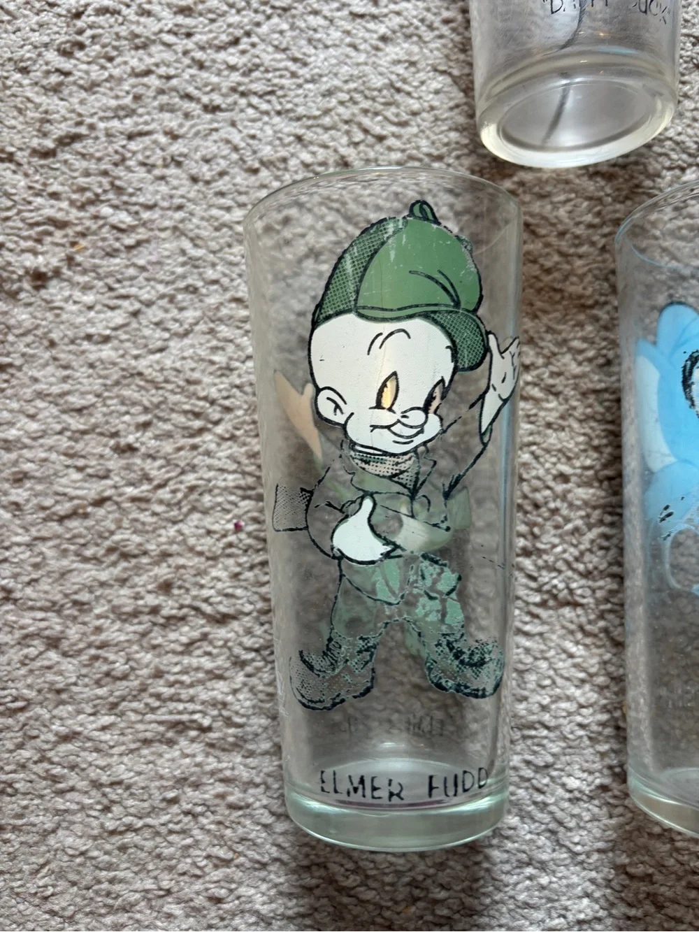 Vintage Pepsi cola Glass Tumblers set 4